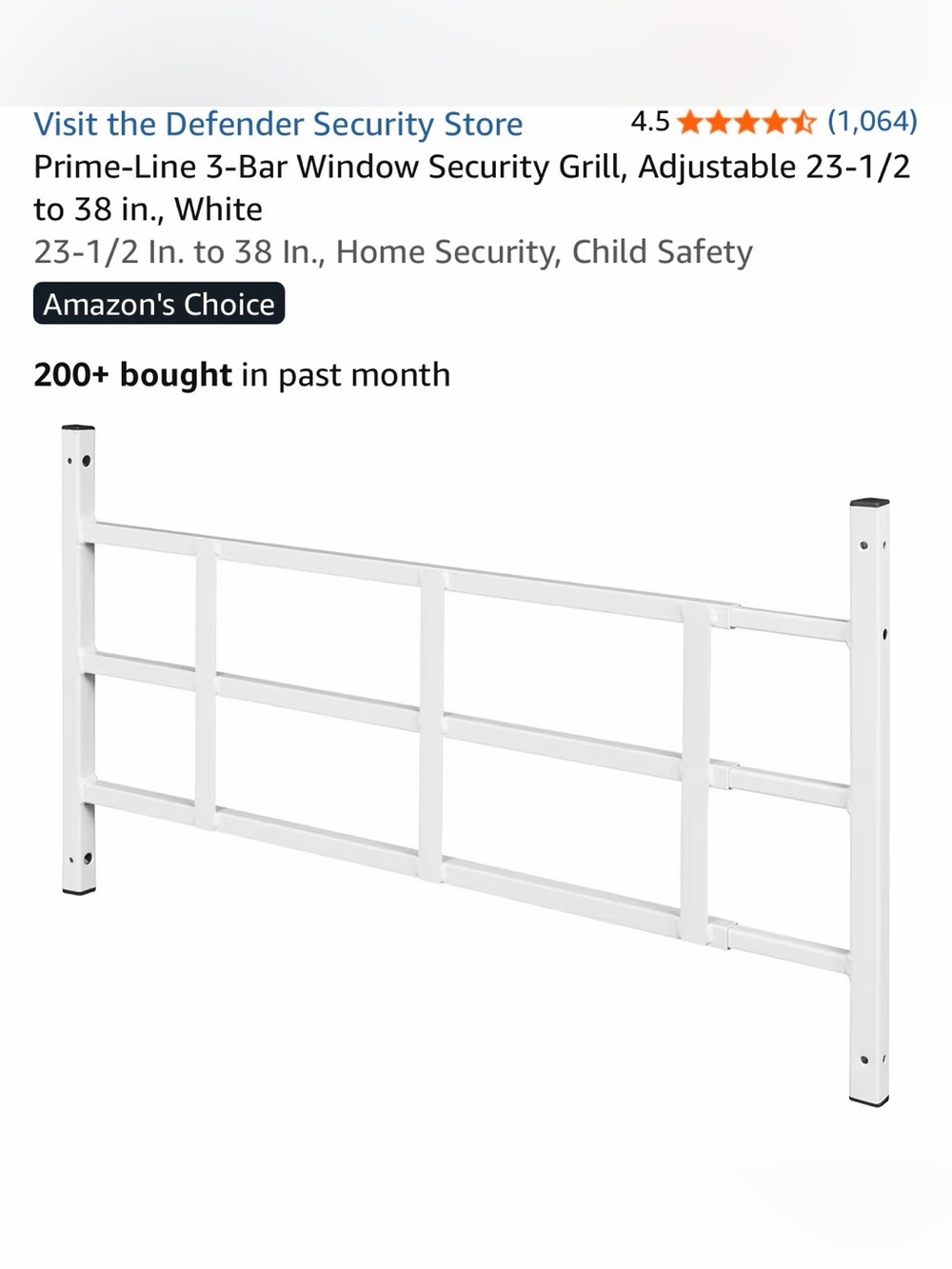 Child window safety gate